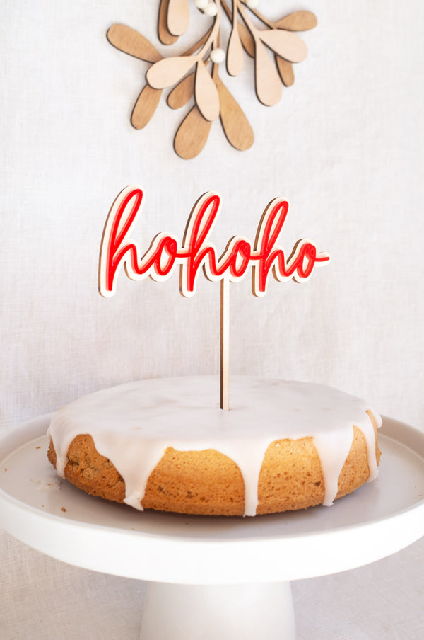 Cake topper -  Hohoho