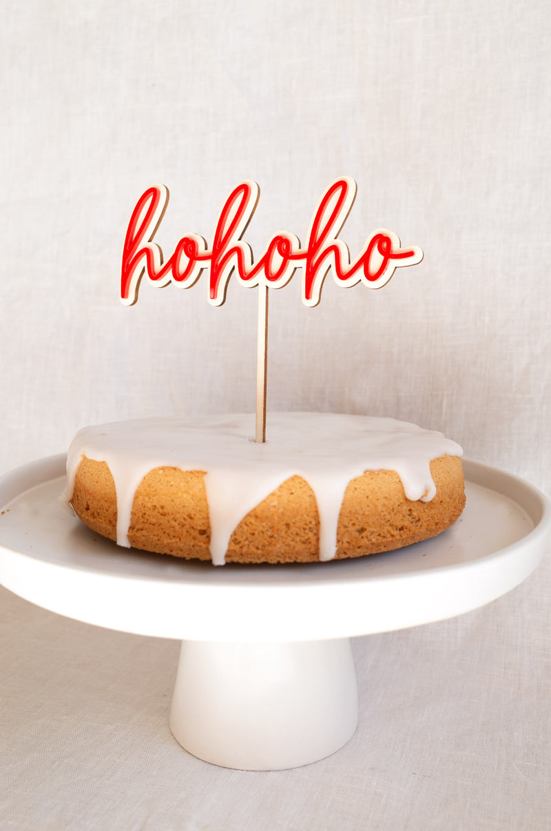 Cake topper -  Hohoho