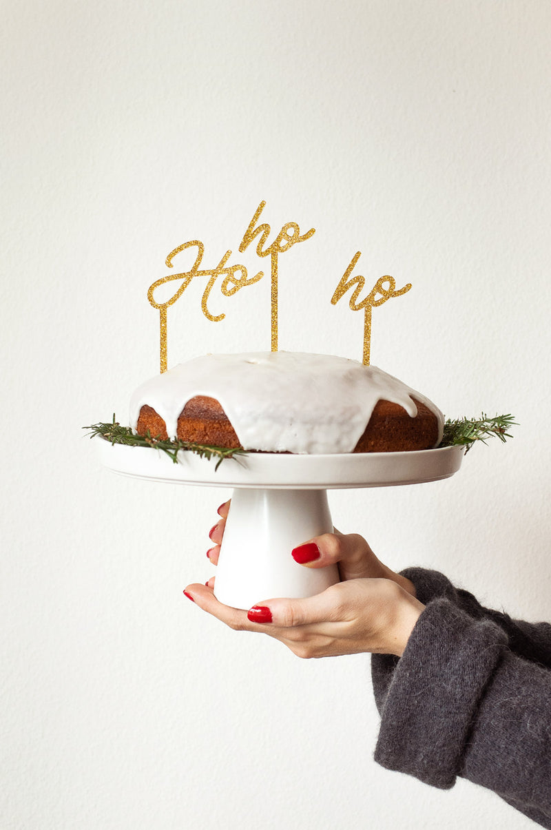 Cake topper -  Ho ho ho